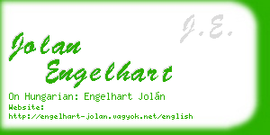 jolan engelhart business card