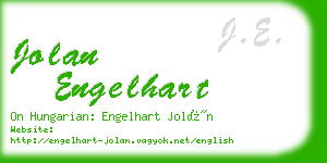 jolan engelhart business card